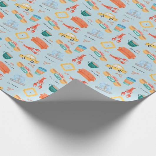 Classic FRIENDS™ Icons Pattern Geschenkpapier (Ecke)