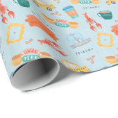 Classic FRIENDS™ Icons Pattern Geschenkpapier (Rolleneckpunkt)