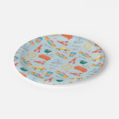 Classic FRIENDS™ Icons Pattern Pappteller (Schrägansicht)