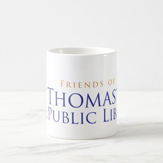 Classic Friends of Thomaston Public Library Tasse (Mittel)