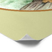 Classic Frill Pigeons Blondinettes Poster (Ecke)