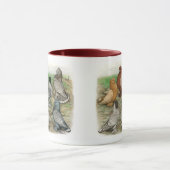 Classic Frill Pigeons Laced Blondinettes Tasse (Zentrum)