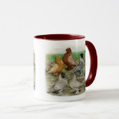 Classic Frill Pigeons Laced Blondinettes Tasse (VorderseiteRechts)