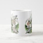 Classic Frill Tauben Jumbo-Tasse (Vorderseite)