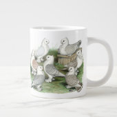 Classic Frill Tauben Jumbo-Tasse (Rechts)