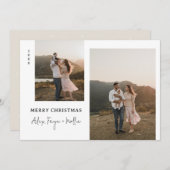 Classic Frohe Weihnachten Antikes Weiße Punkte Fot (Vorne/Hinten)