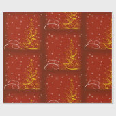 Classic Frohe Weihnachten Geschenkpapier (Flach)