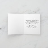 Classic Frohe Weihnachten | Rich Crimson Red Tree (Innenseite)