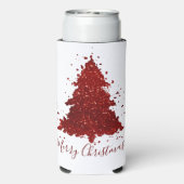 Classic Frohe Weihnachten | Rich Festivals Crimson Selters Dosenkühler (Seltzer Rückseite)