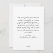 Classic Frohe Weihnachten Vertikal Sechs Foto (Rückseite)