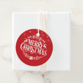 Classic Frohe Weihnachtsschneeflocken Foto Geschenkanhänger (Beispiel)