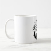 Classic Frory Christmas Deer and Tree Design Art Kaffeetasse (Links)