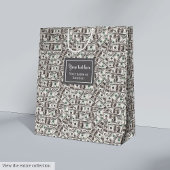 Classic funny gift dollar pattern personalized pappteller