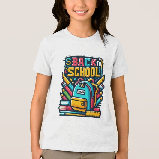 Classic Funny Niedlich Modernes Shirt zurück zur S (Vorderseite)