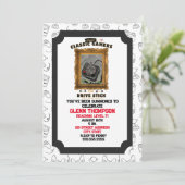 Classic Gamers Groovy Vision Einladung (Stehend Vorderseite)