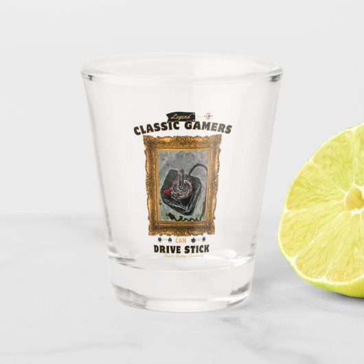 Classic Gamers Groovy Vision Schnapsglas (Vorderseite)