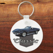 Classic Garage Corvette Schlüsselanhänger (Vorderseite)