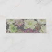 CLASSIC Garden Hellebore Mini Web RSVP Karte (Rückseite)