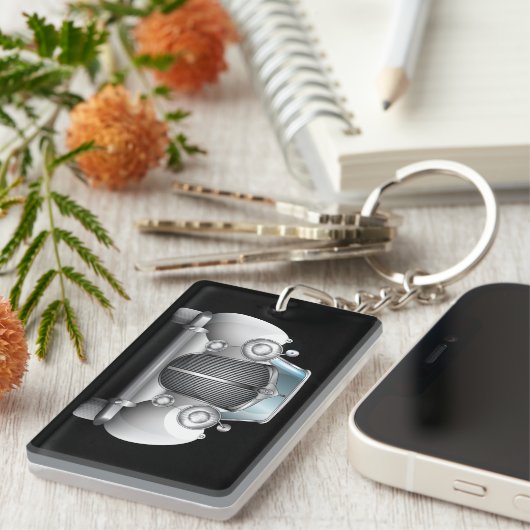 Classic Gatsby Deko Wedding Schlüsselanhänger (Vorderseite rechts)