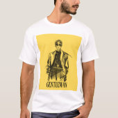 Classic Gentleman Style T - Shirt (Vorderseite)