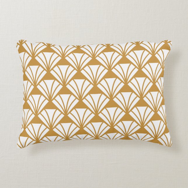 Classic Geometric: Art Deco Elegance. Dekokissen (Vorderseite)