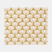 Classic Geometric: Art Deco Elegance. Fleecedecke (Vorderseite (Horizontal))