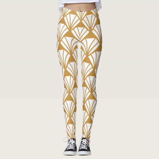 Classic Geometric: Art Deco Elegance. Leggings (Vorderseite)