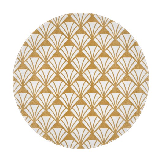 Classic Geometric: Art Deco Elegance. Schneidebrett (Vorderseite)