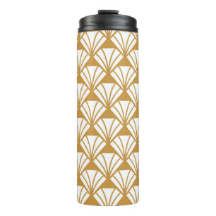 Classic Geometric: Art Deco Elegance. Thermosbecher