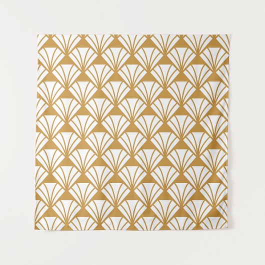 Classic Geometric: Art Deco Elegance. Wandteppich (Vorderseite)