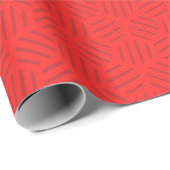 Classic Geometric Vintag Happy Birthday Geschenkpapier (Rolleneckpunkt)