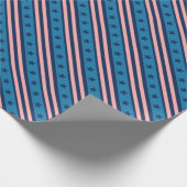 Classic Geschenk Geometric Initial Boyfriend Birth Geschenkpapier (Ecke)