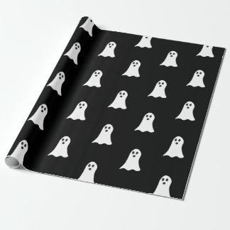 Classic Ghost Wrapping Paper (Schwarz) Geschenkpapier