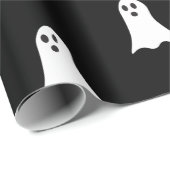 Classic Ghost Wrapping Paper (Schwarz) Geschenkpapier (Rolleneckpunkt)