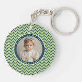 Classic Gifts For Him Stripe Pattern Schlüsselanhänger (Rückseite)