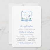 Classic Ginger Jar Wappen Wedding Probe Einladung (Vorderseite)