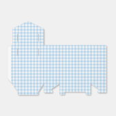 Classic Gingham Baby Blue Geschenkschachtel (Ungefaltet)