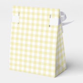 Classic Gingham Butter Yellow Geschenkschachtel (Rückseite)