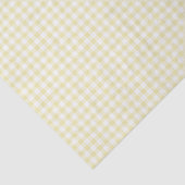 Classic Gingham Butter Yellow Seidenpapier (Ausschnitt)