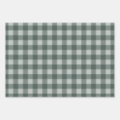 Classic Gingham Checkered Geschenkpapier Set (Vorderseite)