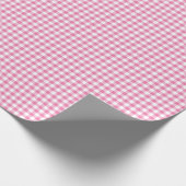 Classic Gingham Fuchsia Geschenkpapier (Ecke)