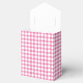Classic Gingham Fuchsia Geschenkschachtel (Geöffnet)