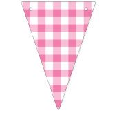 Classic Gingham Fuchsia Wimpelkette (Zweite Fahne)