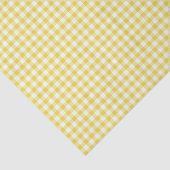 Classic Gingham Golden Yellow Seidenpapier (Ausschnitt)