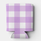Classic Gingham Karo Kariert Pattern Lilac Dosenkühler (Rückseite)