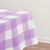 Classic Gingham Karo Kariert Pattern Lilac Tischdecke (Beispiel)