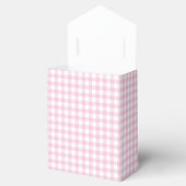 Classic Gingham Light Pink Geschenkschachtel (Geöffnet)