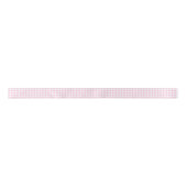 Classic Gingham Light Pink Satinband (Vorderseite)