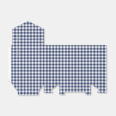 Classic Gingham Navy Blue Geschenkschachtel (Ungefaltet)