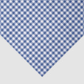 Classic Gingham Navy Blue Seidenpapier (Detail)